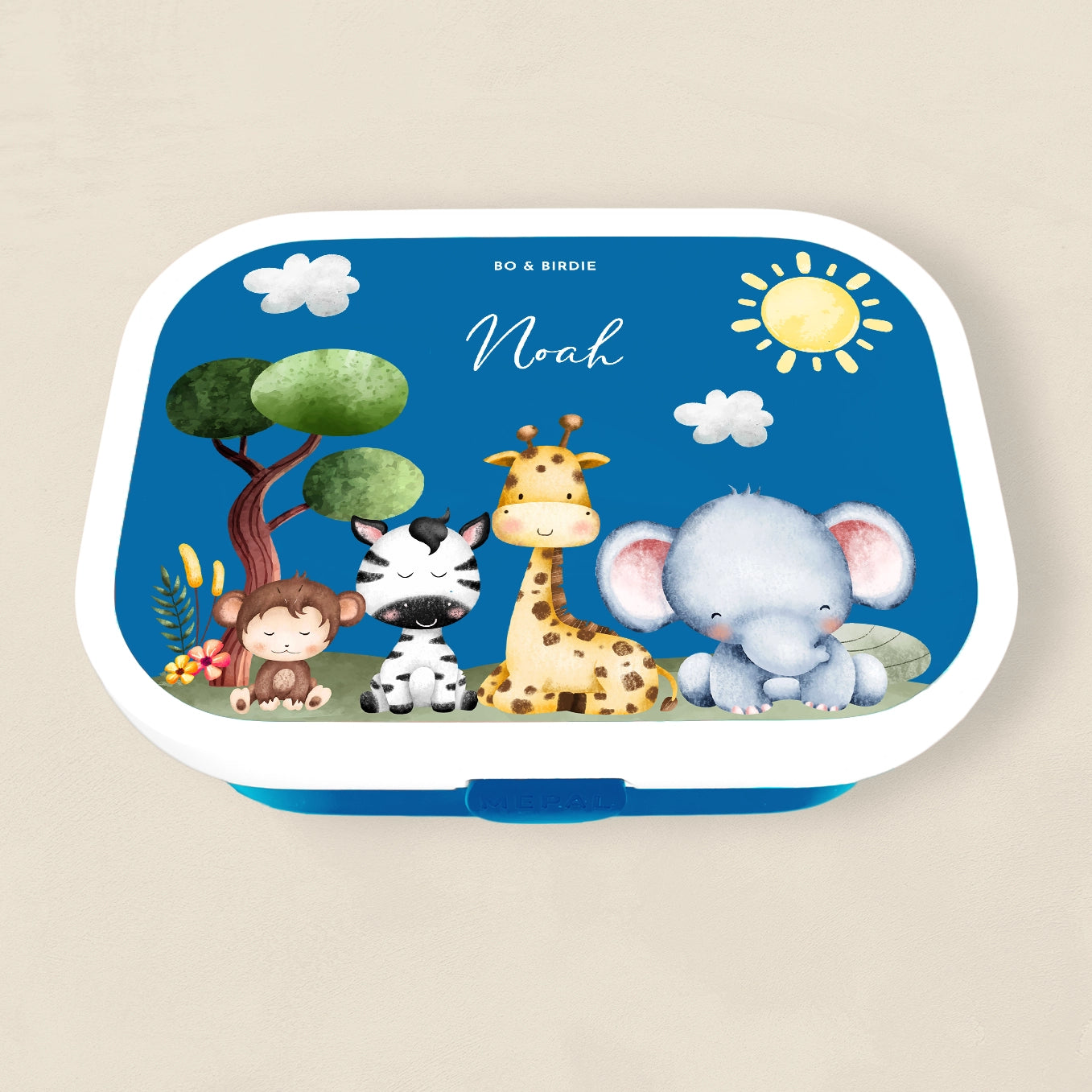 2. Teil des Sets: Personalisierte MEPAL Brotdose "Mini Safari" Bo & Birdie