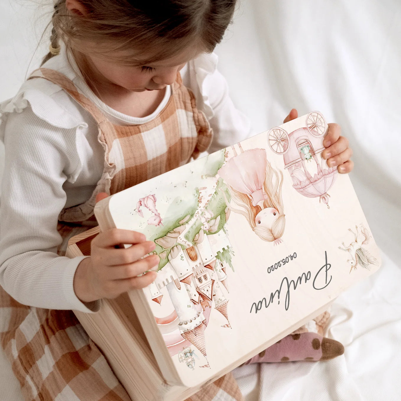 Personalisierte Erinnerungsbox "Prinzessin" Bo & Birdie