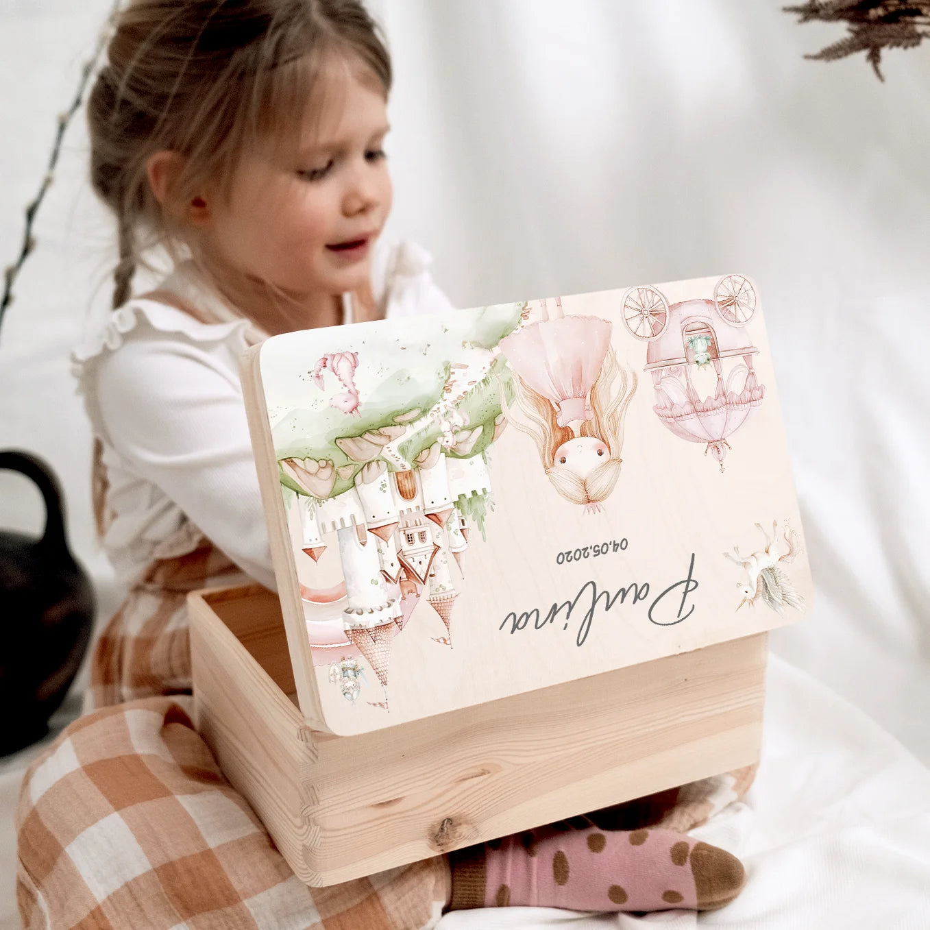 Personalisierte Erinnerungsbox "Prinzessin" Bo & Birdie