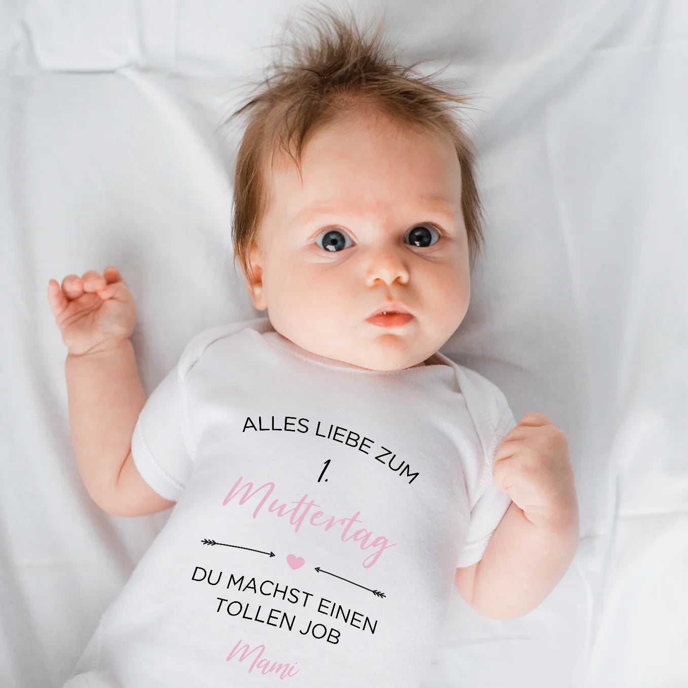 Personalisierter Babybody "Alles Liebe zum Muttertag" Bo & Birdie