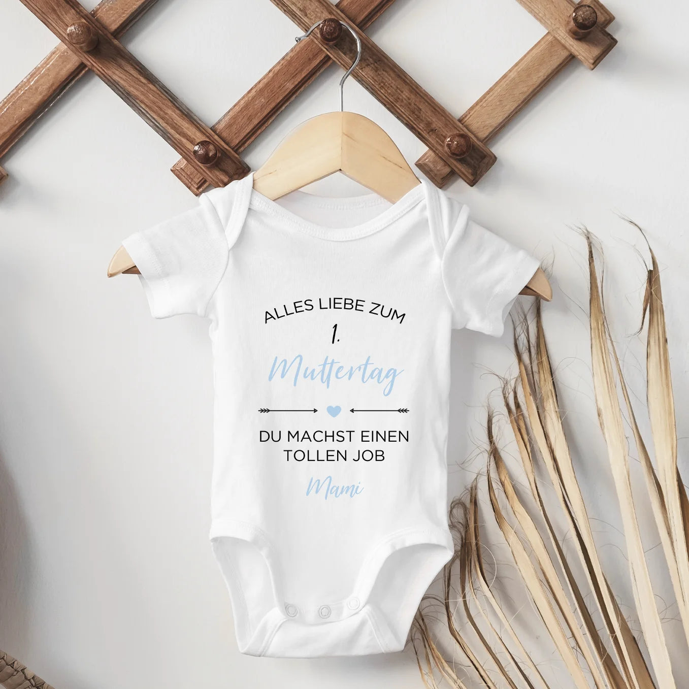 Personalisierter Babybody "Alles Liebe zum Muttertag" Bo & Birdie