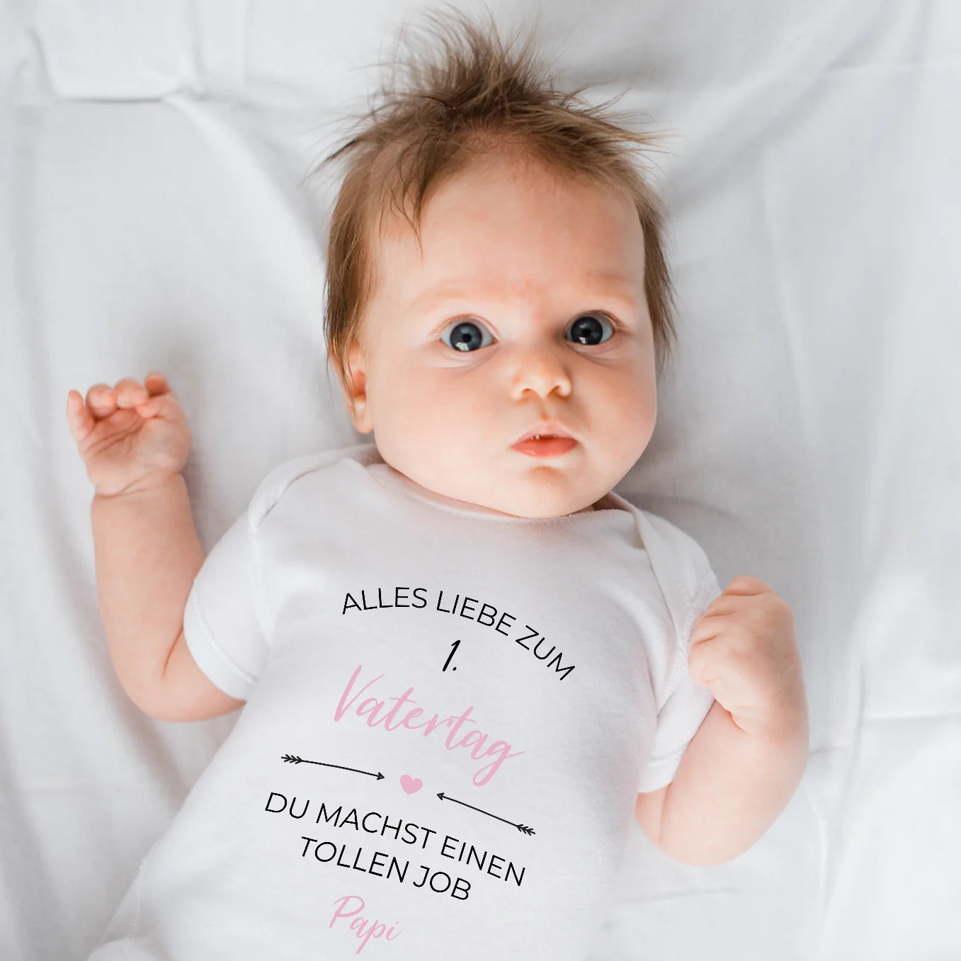 Personalisierter Babybody "Alles Liebe zum Vatertag" Bo & Birdie