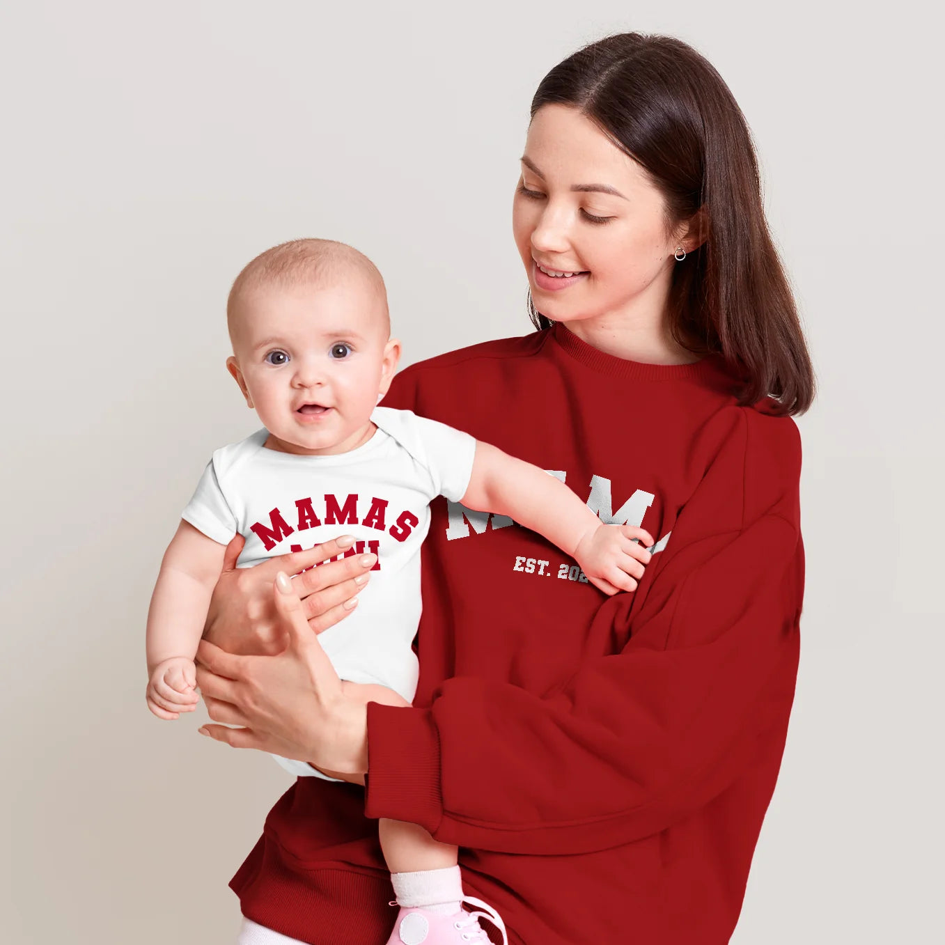 Personalisierter Babybody "Papas / Mamas Mini" 1. Teil vom Partnerlook Bo & Birdie