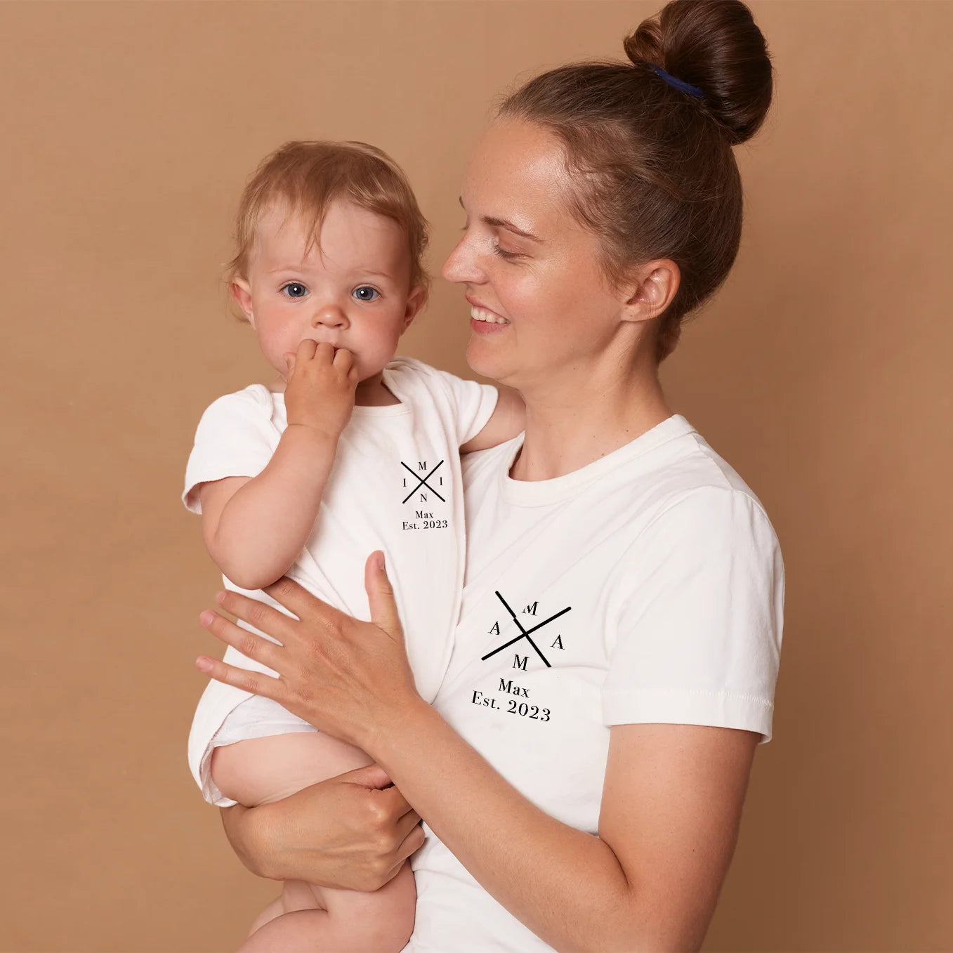 Personalisierter Partnerlook für Mama und Baby “MAMA - MINI” Bo & Birdie